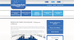 Desktop Screenshot of colloquium.ca