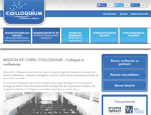 Tablet Screenshot of colloquium.ca